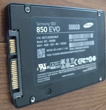 Samsung 850 EVO 500GB SATA SSD Model MZ-75E500 Health at 97 