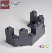 LEGO Part 6066 Dark Blueish Grey Castle Turret Top 4 x 8 x 2 1/3 - Castles - 11D