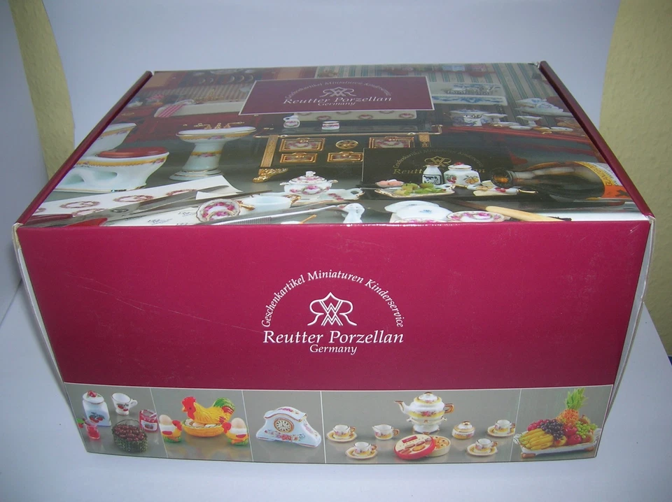 Reutter Porzellan Wandbild Café Cafe Puppenstube 1:12 Neu+OVP - Bild 4 von 4