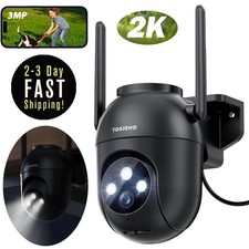 Camara De Seguridad 24/7 Con Luz 360 Para Exterior WiFi Con Audio y Micr fono