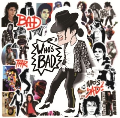 50 tlg Michael Jackson Stickerset Thriller Neverland Bad