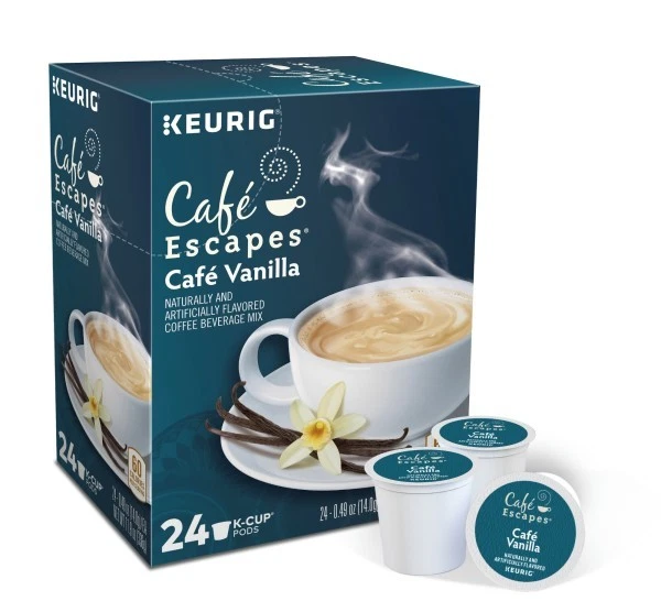 Cafe Escapes Cafe Vanilla, Keurig K-Cup Pod, 96 Count - Image 3 of 3