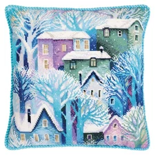 RIOLIS® Town Cushion Counted Cross-Stitch Kit