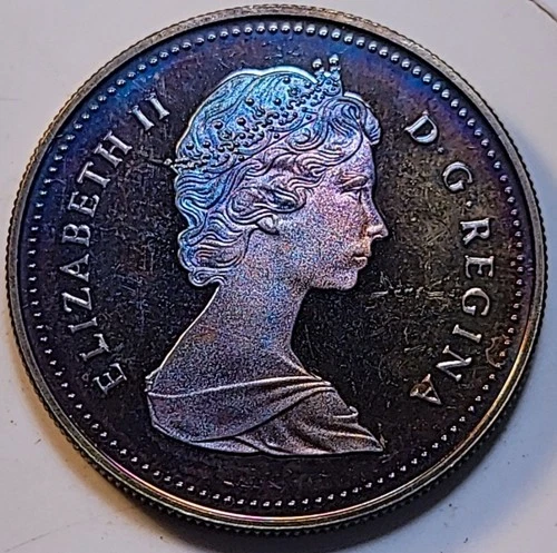 1989 Canada silver dollar, Bicentennial - Mackenzie River, nice proof, # 190