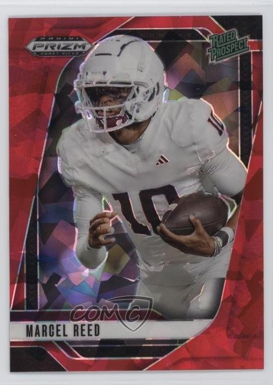 2025 Panini Prizm Draft Picks Red Ice Prizm Marcel Reed #167 1mc5