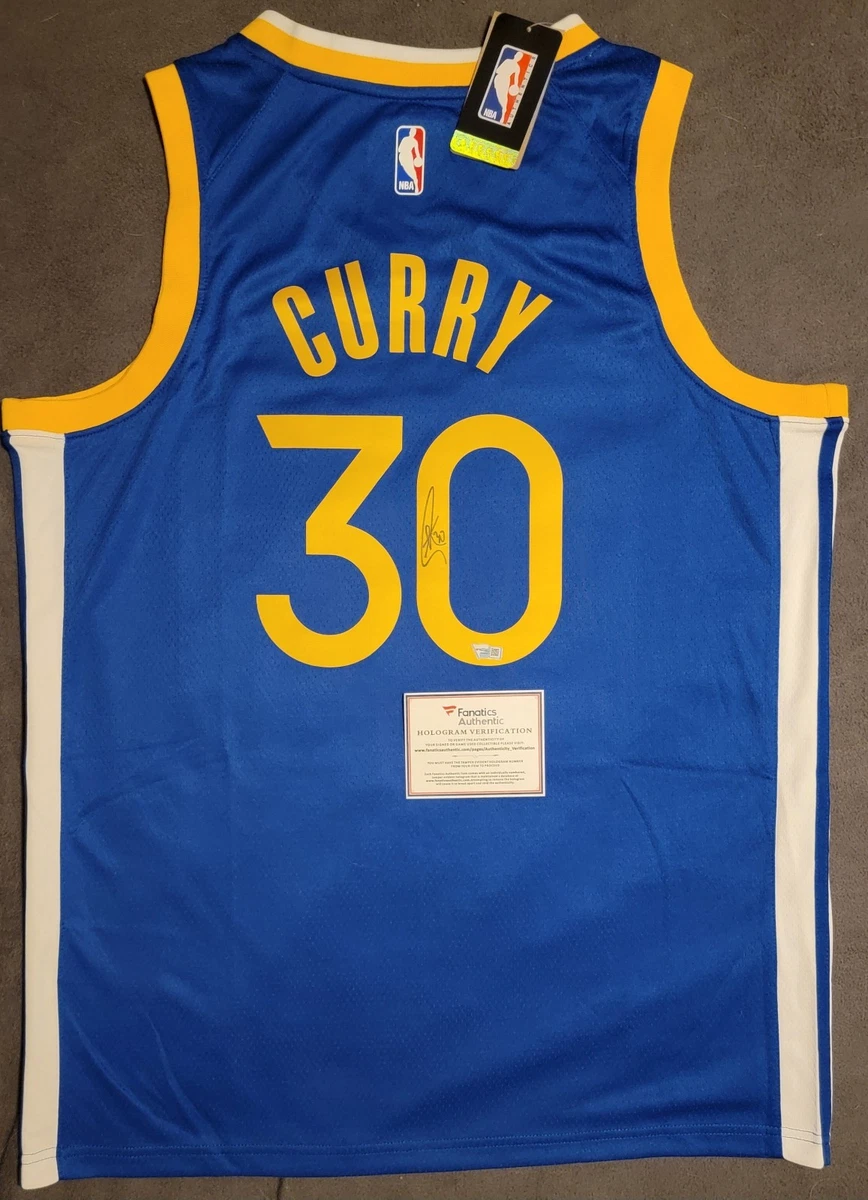 Stephen Curry Fanatics Authentic NBA Original Autographed Jerseys