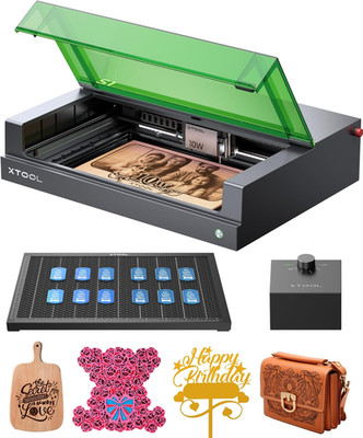 S1 Laser Engraver with Air Assist & Honeycomb, 23.93'' X 15.16'' Bed Size, Desktop