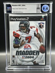Madden NFL 2004 &bull; WATA 9.8 A+ &bull; Vick Falcons PSA &bull; PlayStation 2 &bull; Not VGA/CGC