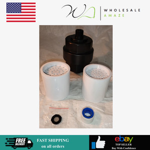 20-Stage Shower Filter-Shower Head Filter for Hard Water,2 Replaceable Cartridge