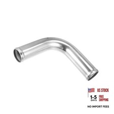 OD 1.75" 45mm Leg Length 4" 100mm Aluminum Alloy Tube Intercooler Pipe 90