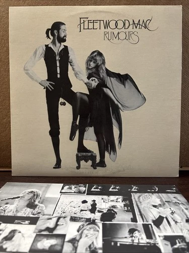 FLEETWOOD MAC - Rumours ORIG 1977 First Press LP BSK 3010 NM Vinyl Insert Poster