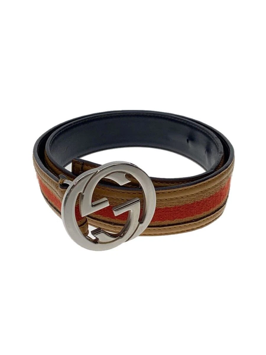 Ceinture GUCCI cuir marron femme 70 28 037 1476 1371 Occasion