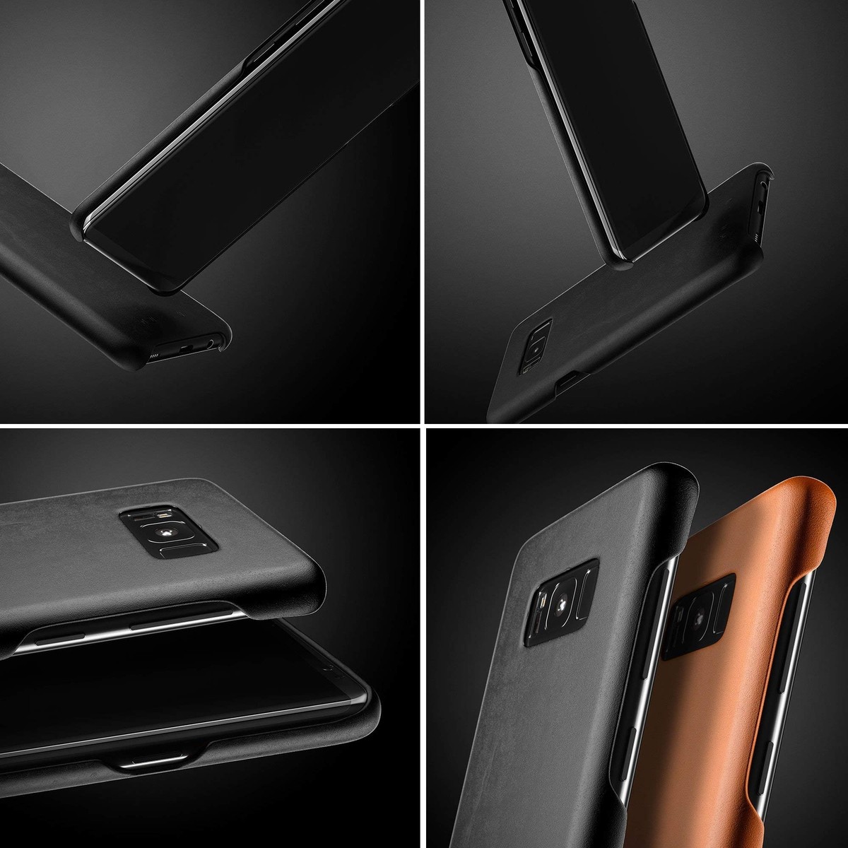 Case Creation Samsung S8 Back Cover Leather Phone Case Power Case