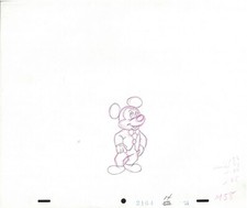 Mickey Mouse Chevy Lumina Original Production Drawing Disney Car UF Draw 570