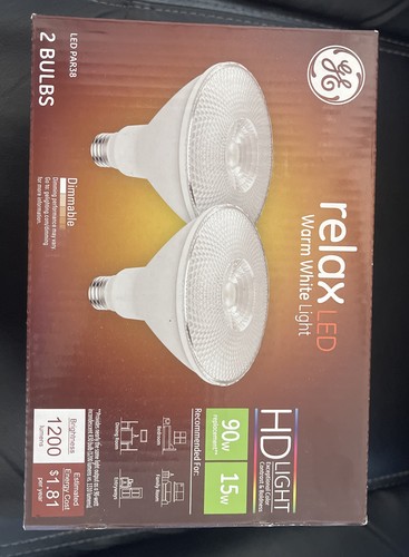 GE Lighting 45249 Relax HD LED (90-Watt Replacement) 1200-Lumen PAR38 Bulb, Soft - Picture 1 of 4