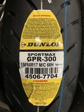 DUNLOP GPR300 GPR-300 150/60R17 4506-7704 CA SHIPPING MOTORCYCLE TIRE