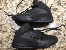 GREAT SHAPE NIKE AIR MAX - Basketball Sneakers - BLACK - Boys Size 3.5 - SWEET 