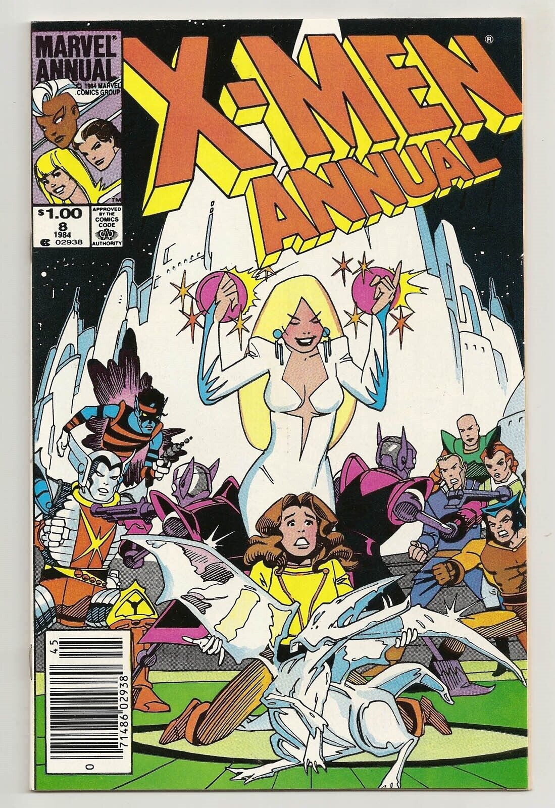 X-Men Annual #8 Marvel Comics 1984 VF Newsstand