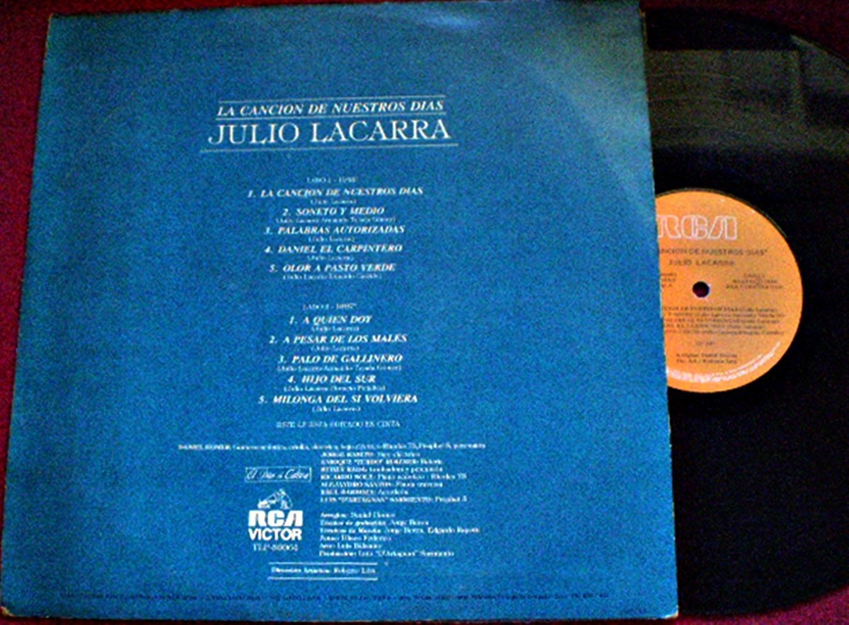 JULIO LACARRA LA CANCION DE NUESTROS DIAS URUGUAY
