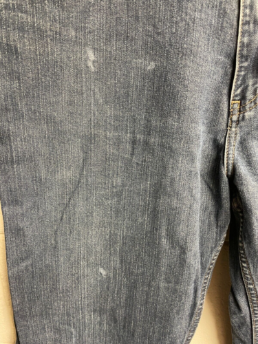 Eddie Bauer Mens Straight Specialty Dyed Blue Jeans 36x34 Relaxed Fit, stain - Picture 4 of 6