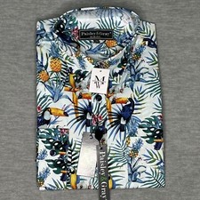 Camisas De Flores H&m Camisa Hombre 100% Algodón Estampado Floral