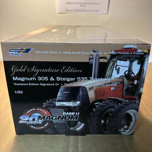 Case IH Magnum 305, Steiger 535 Tractor Gold Signature Edition Ertl 1/32 - Picture 12 of 12