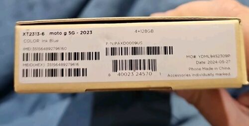 Motorola Moto G 5G (2023) 4+128GB 5G Unlocked - ink Blue - Picture 3 of 3
