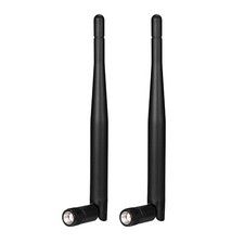 2x Dual Band WiFi Antenna RP-SMA Male for Card USB Adapter Surveillance Monitor