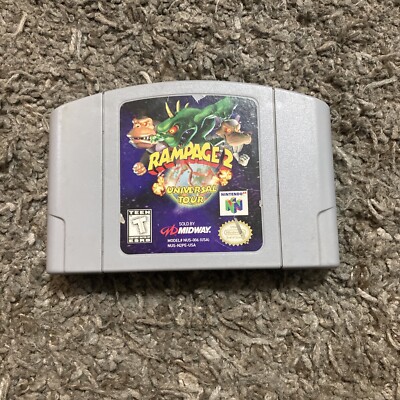 Rampage 2 Universal Tour N64 Nintendo 64 Tested | eBay