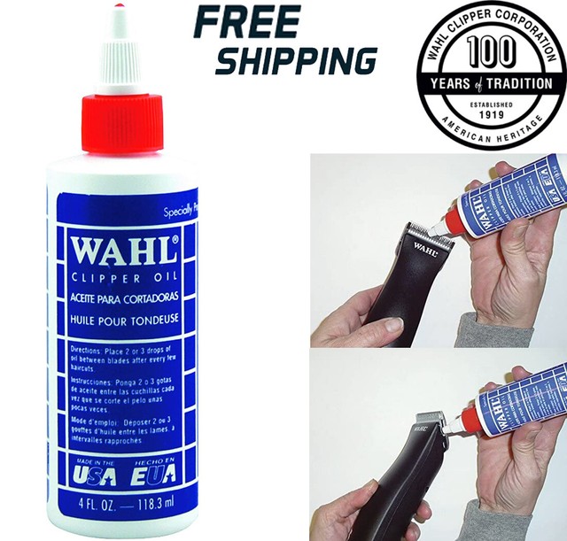 Wahl Lubricated Blade Oil For Hair Clipper Trimmer Shaver 4 Oz