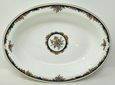 Wedgwood Osborne R4699 10 Inch Oval Serving Or Vegetable Bowl Set Exc Cond First