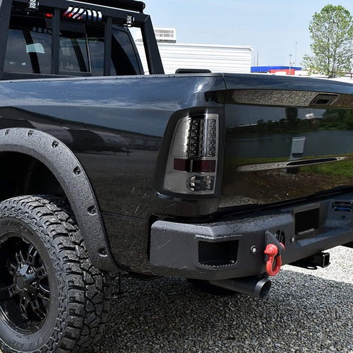 Dodge RAM 1500 09-18 & 2500/3500 10-18 Tail Lights OLED In Dark Red Smoked - Foto 9