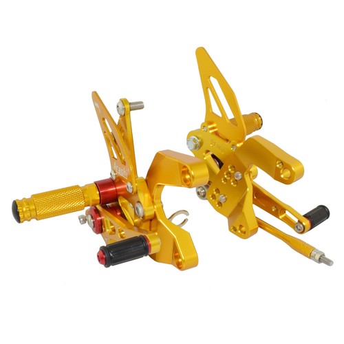 Gold Adjustable Rearsets Foot Rest Pegs For KAWASAKI Z 900 Z900 ZR900 2017-2023 - Picture 3 of 7