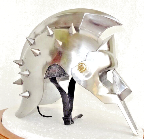 Nautical Replica Hub Maximus Middeleeuwse gladiatorhelm met Spartaans Romeinse pantser met gespierd jasje