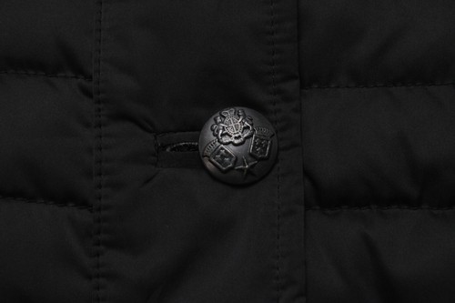 Fuchs Schmitt Daune Giacca Donna UK 12 Giù Imbottito Foderato Nero Zip Tessuta - Foto 7 di 15