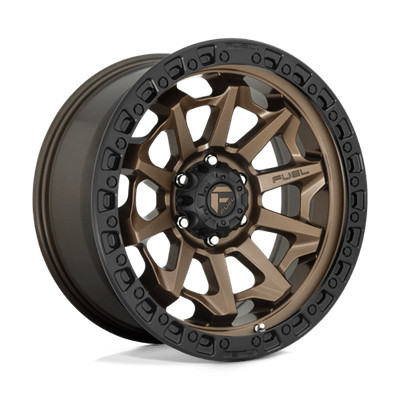 Fuel 1PC D696 COVERT 17X9 5x127 -12 71.50 MATTE BRONZE BLACK BEAD RING Wheel/Rim