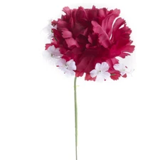 Inspired By Nature Bulk Buy of 24 Burgundy Polyester Carnation Stems