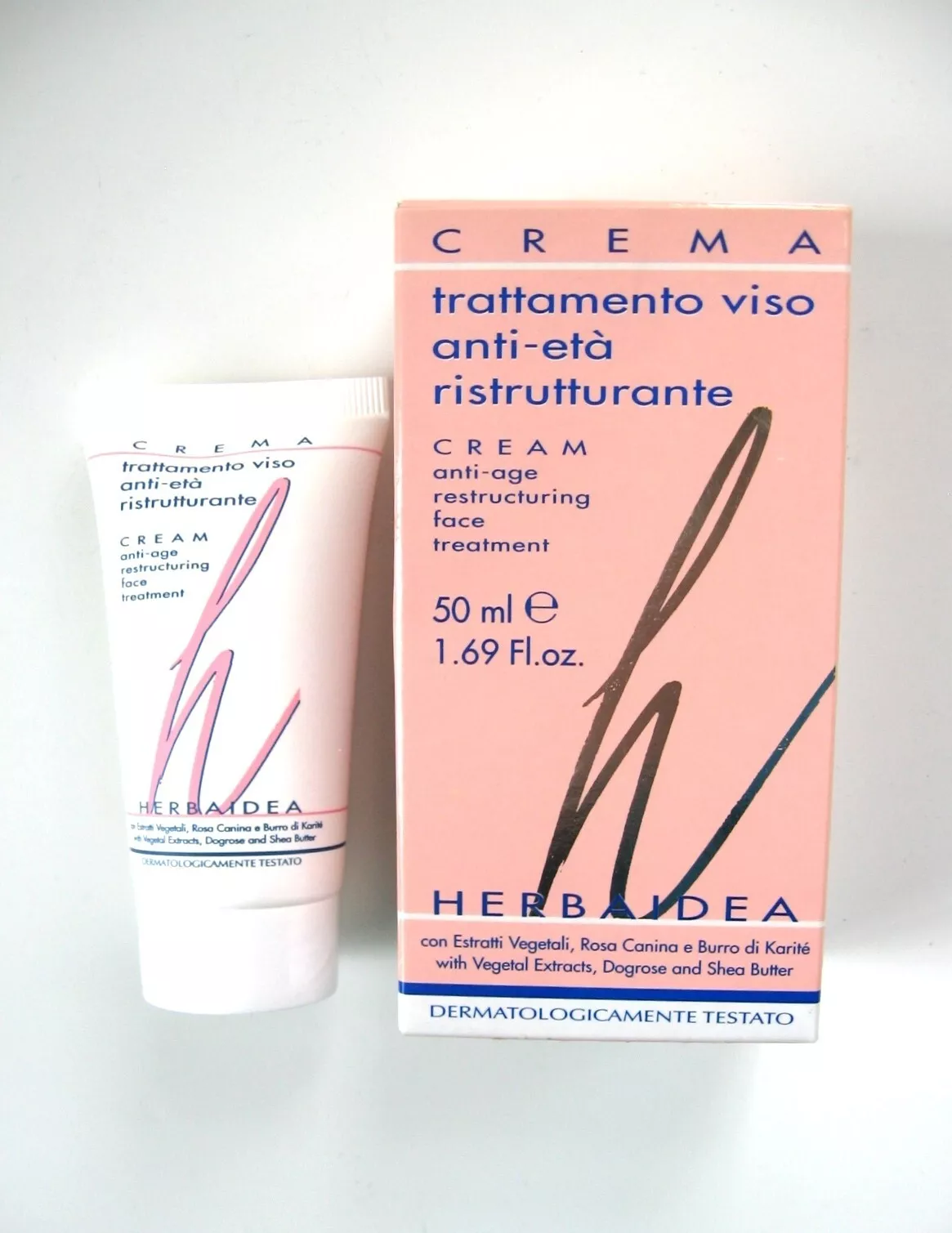 www.prominentresults.com :SK004 Herbaidea NIB Anti-age Restructuring Face Treatment Cream 50 ml From Italy