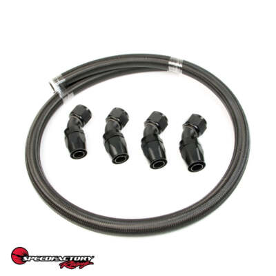 SpeedFactory Racing Tucked Radiator -16 AN Hose and Fitting Kit B/D/F/H-Series