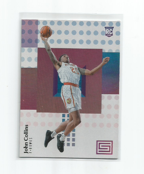 JOHN COLLINS (Hawks) 2017-18 PANINI STATUS BASKETBALL ROOKIE