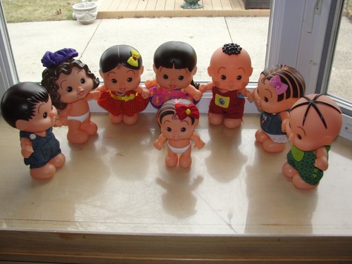 (8) MUÑECAS MÓNICA Brasil Vinilo Personaje MUÑECAS TURMA DA - Imagen 24 de 24