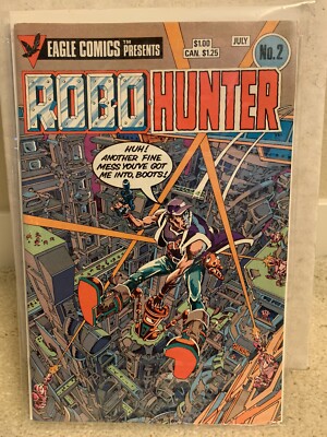 ROBO HUNTER #2 EAGLE COMICS PRESENTS 1984 VF+