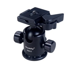 Camera Tripod Ball Head Ballhead with Quick Release Plate 1/4" - 3/8" Screw
