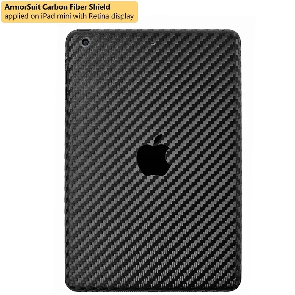 ArmorSuit MilitaryShield Apple iPad Mini Screen Protector + Black Carbon Skin - Image 2 of 4