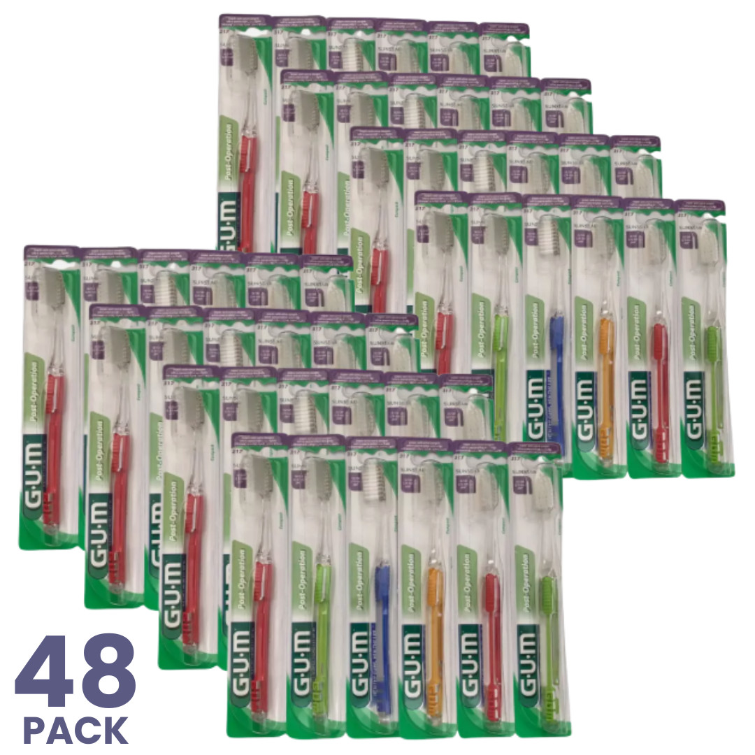 48-Pack GUM Delicate Post-Surgical Operation Toothbrush, Ult