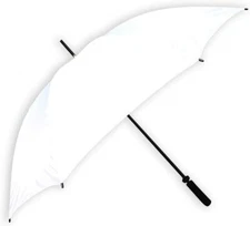 Barton Outdoors Rain Umbrella - White - 60" Across - Rip-Resistant Polyester