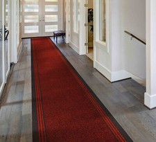 Any Length Hall Runners Long Non Slip Rugs Plain Mats Custom Made To Measure Rug