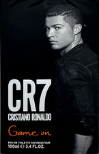 CRISTIANO RONALDO CR7 GAME ON EAU DE TOILETTE SPRAY FOR MEN 3.4 Oz / 100 ml NEW!