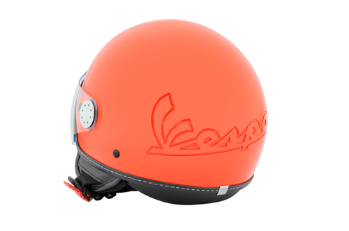 CASCO VESPA VISOR 2.0 - COLOR CORALLO LUCIDO - LADY - TG. S ORIGINALE  PIAGGIO | eBay
