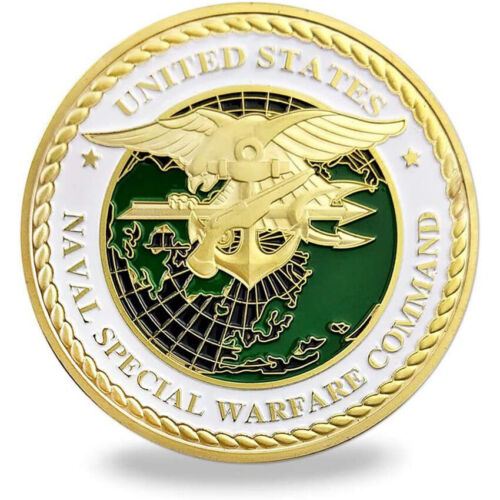 Navy Seals Commemorative Coin US Challenge Military Decorations Collect Gift - Picture 2 of 8